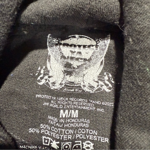 Wu-Tang Clan Black and Yellow Graphic Hoodie 1993 - Picture 8 of 12